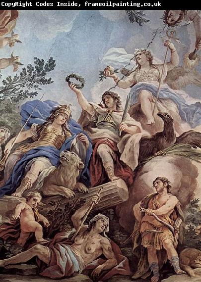 Luca Giordano Fresken in der Galerie des Palazzo Medici-Riccardi in Florenz,